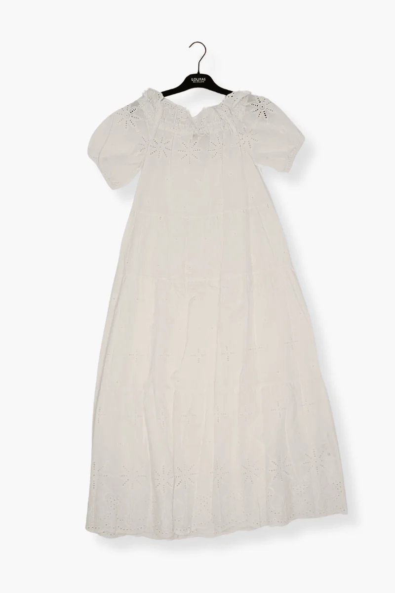 Vestido Preloved blanco bordado ingles Lolitas&L
