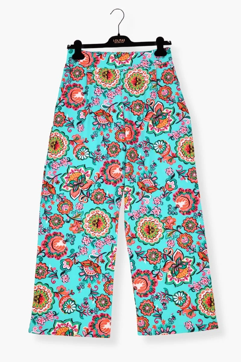 Pantalon Preloved estamapado water colour talle alto Lolitas&L