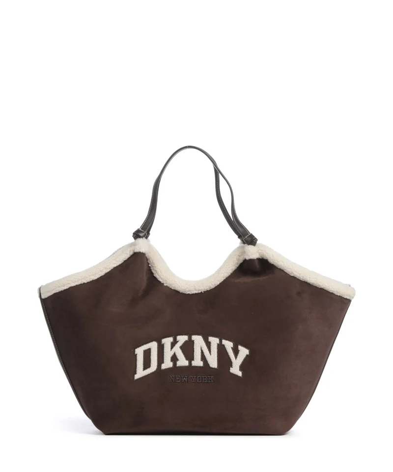 DKNY Paula Large Bolsa shopping coffee bean