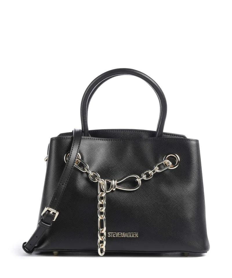 Steve Madden BROSALY Bolso de mano black/gold