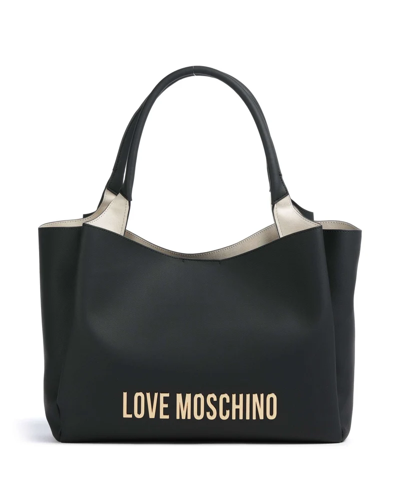 Love Moschino Bold Love Bolsa shopping black