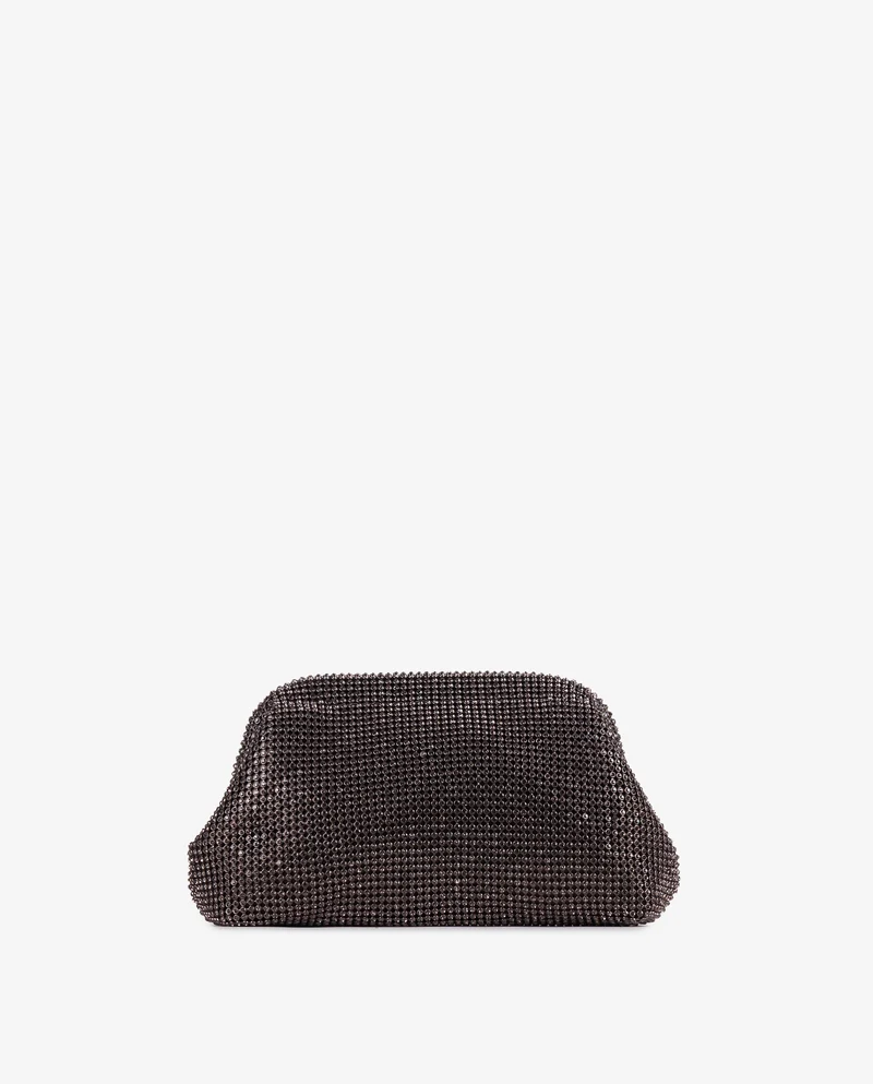 CLUTCH STRASS MARRÓN