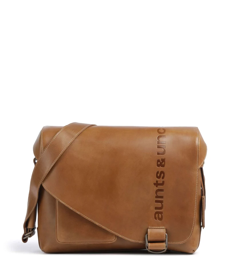 Aunts & Uncles Heritage Medium Judd Bolso de mensajero tan