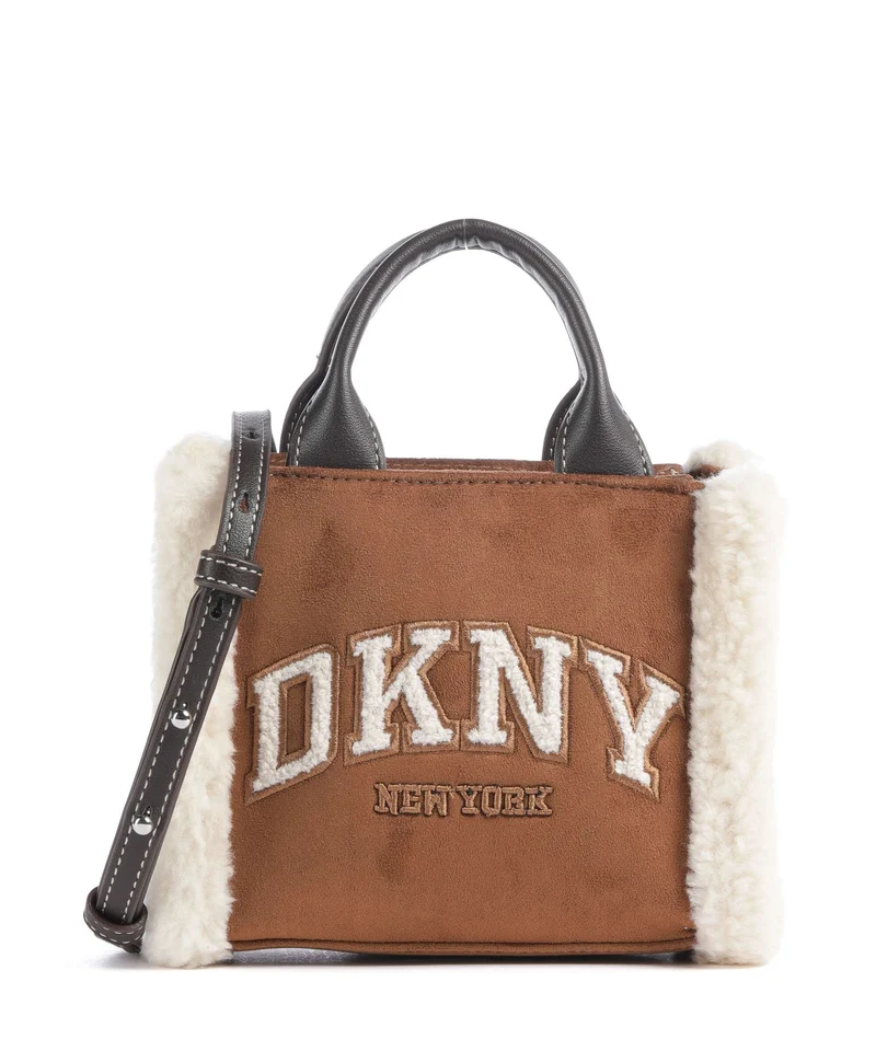 DKNY Hadlee Mini Bandolera walnut