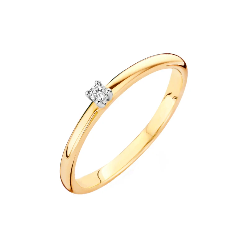 Blush Diamonds 14k Gold Ring with Diamond 1600BDI/50