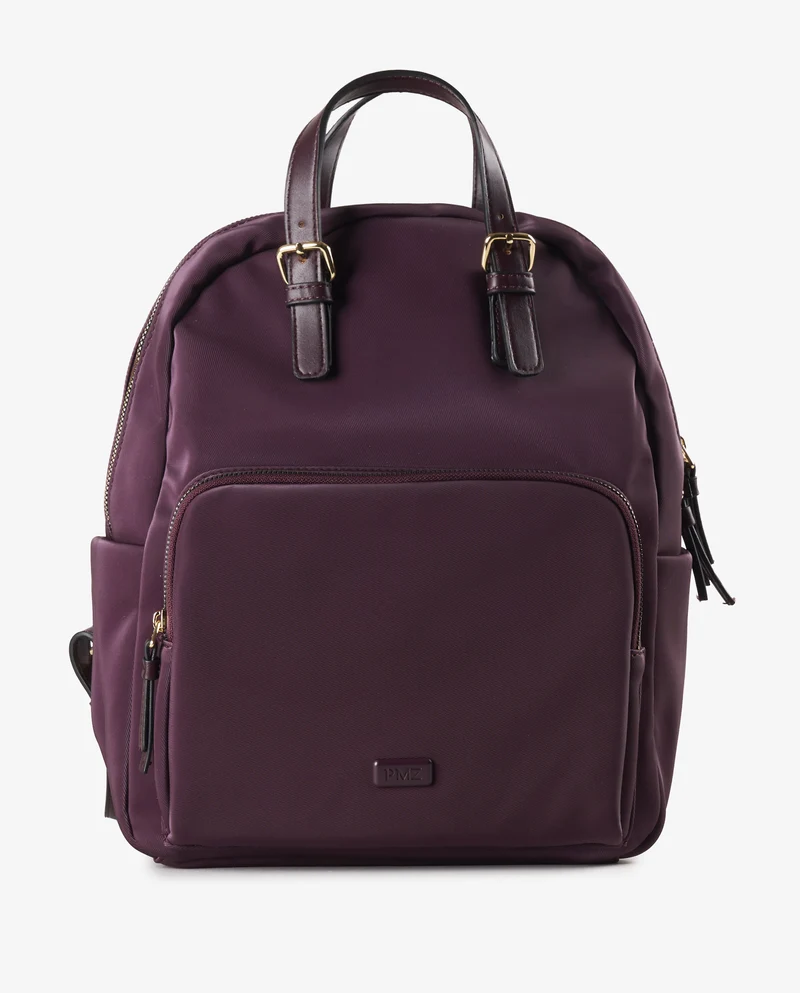 MOCHILA HEBILLAS BURDEOS