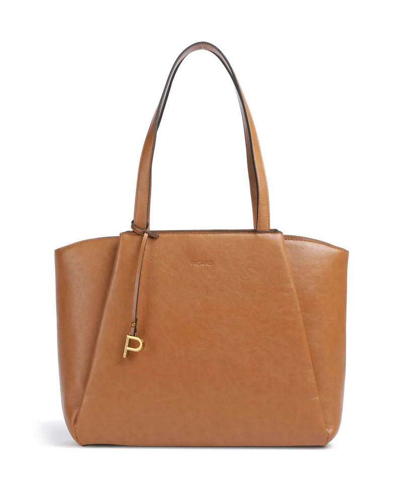 Picard 9 to Fine Bolsa shopping cognac