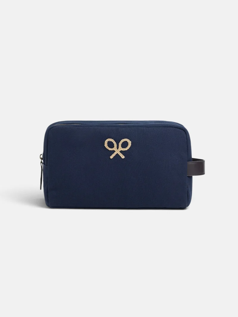 Neceser clasico raquetas azul marino