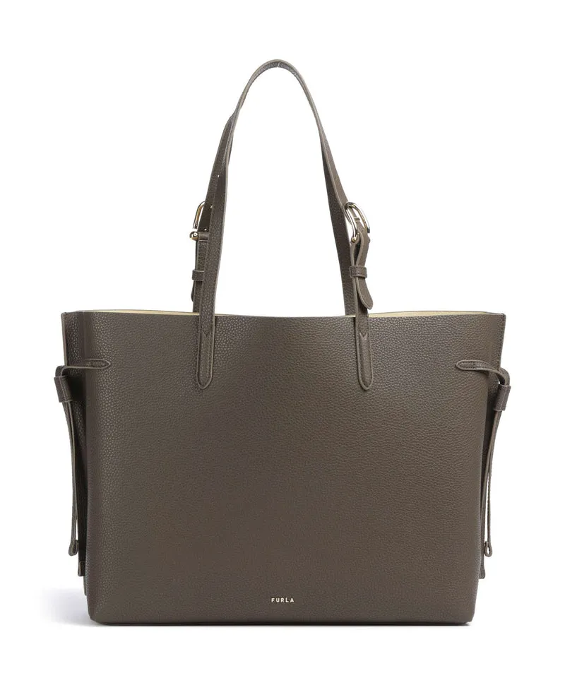 Furla Ava L Bolsa shopping mogano/cremino