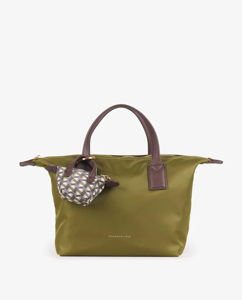TOTE NYLON VERDE