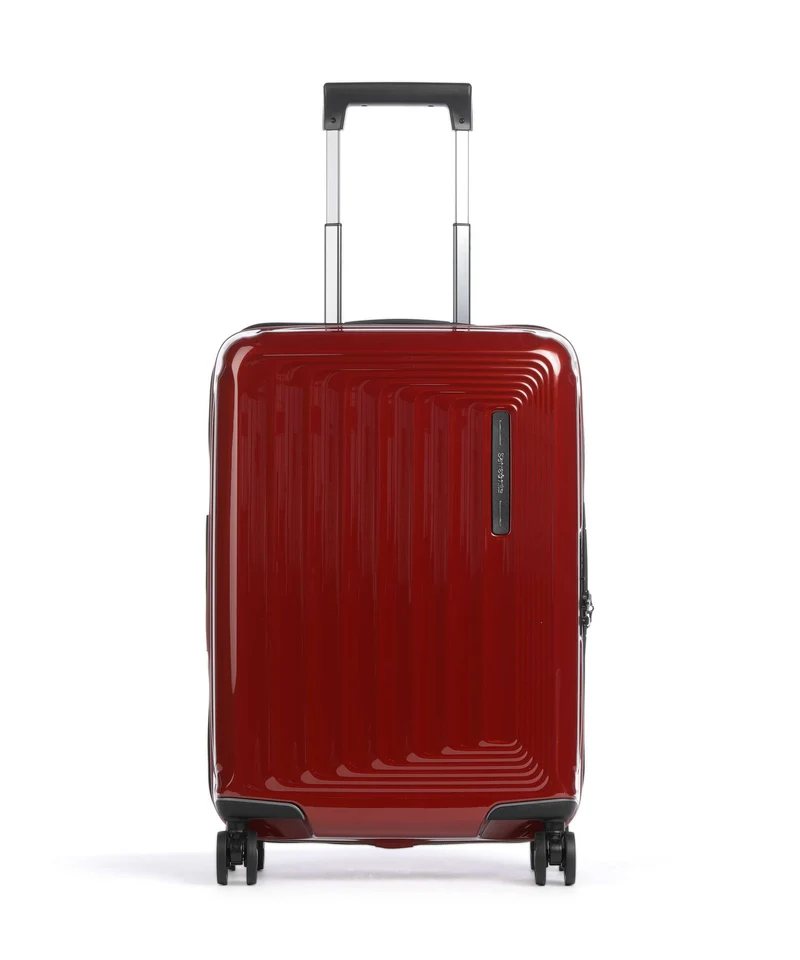 Samsonite Nuon Maleta con 4 ruedas metallic red