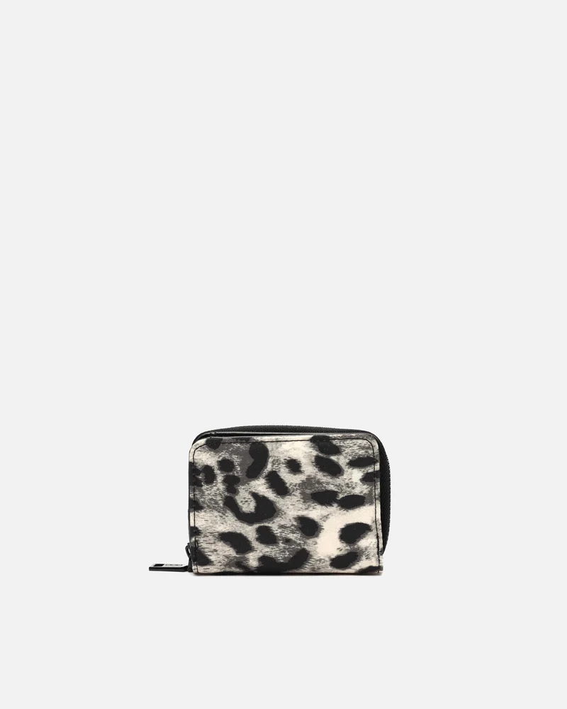 Saturnia monedero pequeño animal print