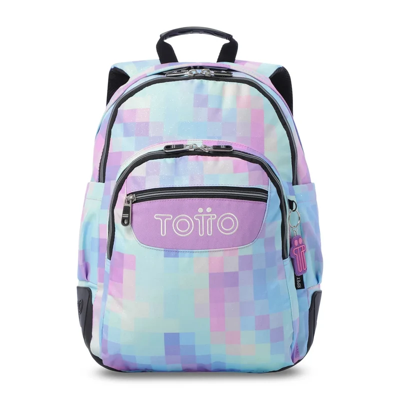 Mochila escolar Totto Rayol - Pixelly