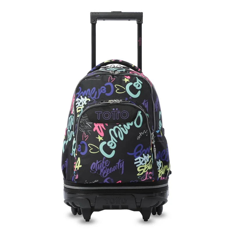 Mochila escolar ruedas desmontable Totto Tiza - Letry