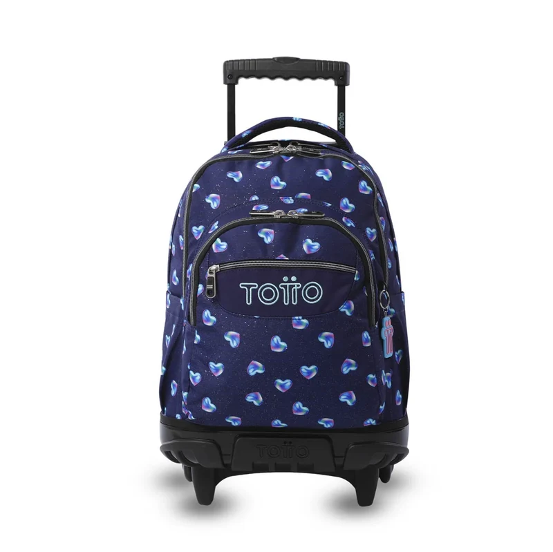 Mochila escolar con ruedas Totto Renglones - Nacary
