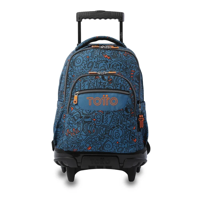 Mochila escolar con ruedas Totto Renglones - Grafer
