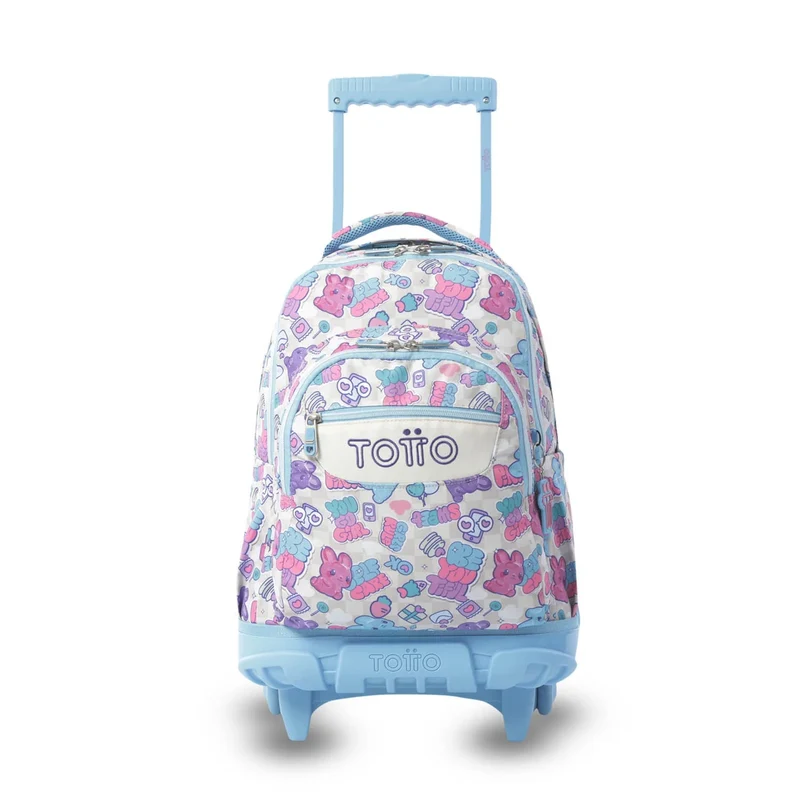 Mochila escolar con ruedas Totto Renglones - Gommis