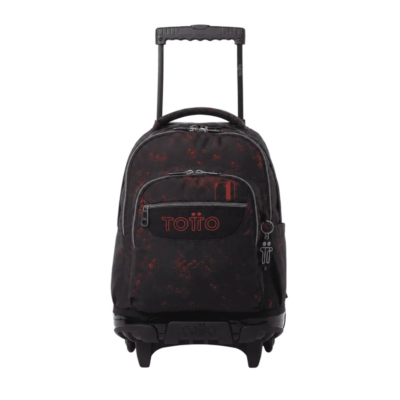 Mochila escolar con ruedas Totto Renglones - Bosque Digital