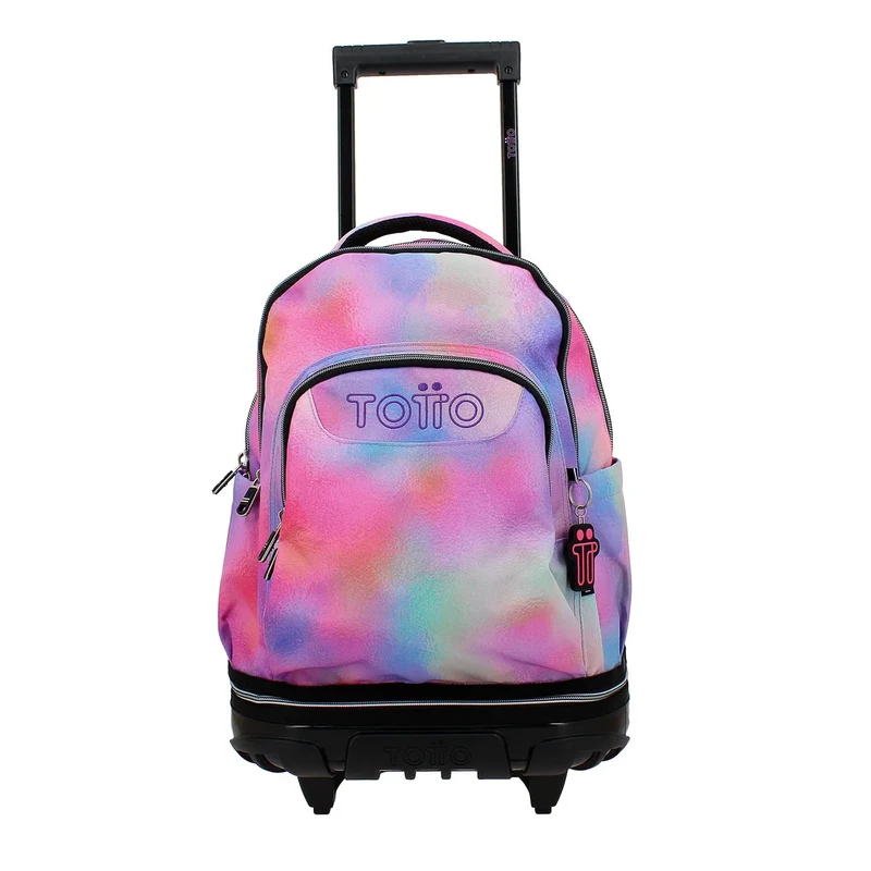 Mochila escolar ruedas desmontable Totto Tiza - Bloom