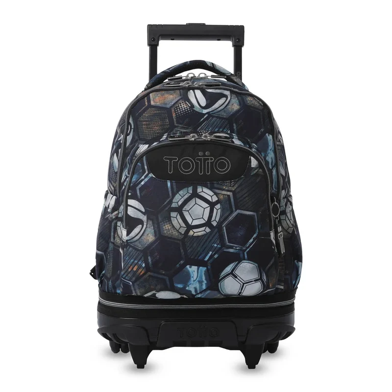 Mochila escolar ruedas desmontable Totto Tiza - Verat Soccer
