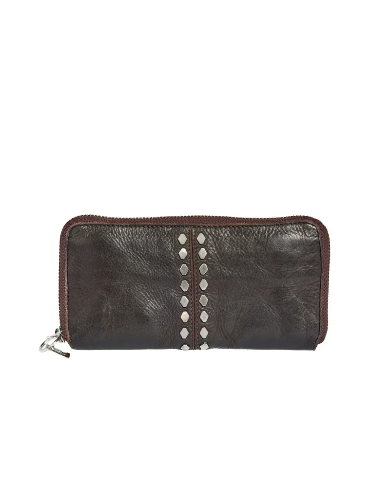 CARTERA TACHAS ROMBO BROWN