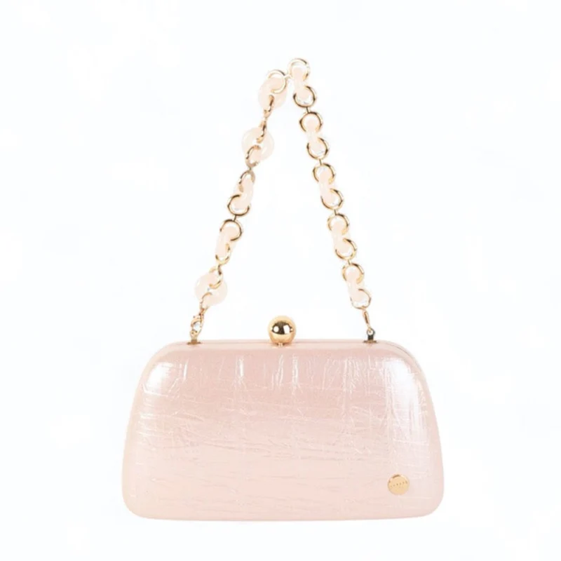 Bolso de Fiesta tipo Clutch Volum Elia Nude