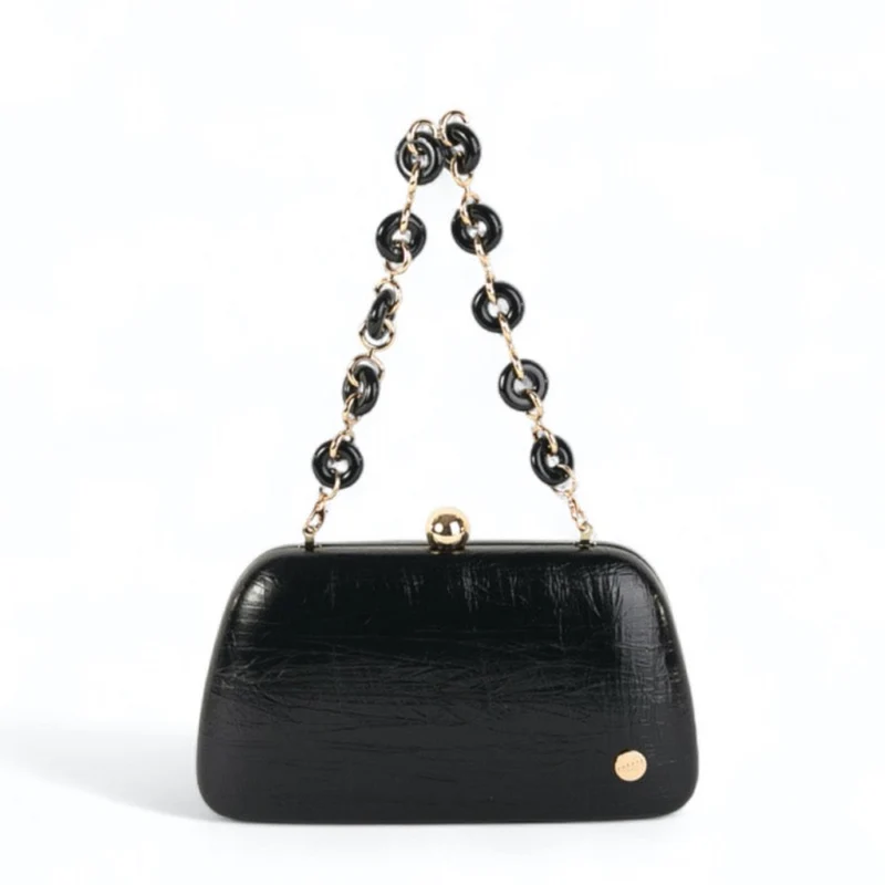 Bolso de Fiesta tipo Clutch Volum Elia Negro