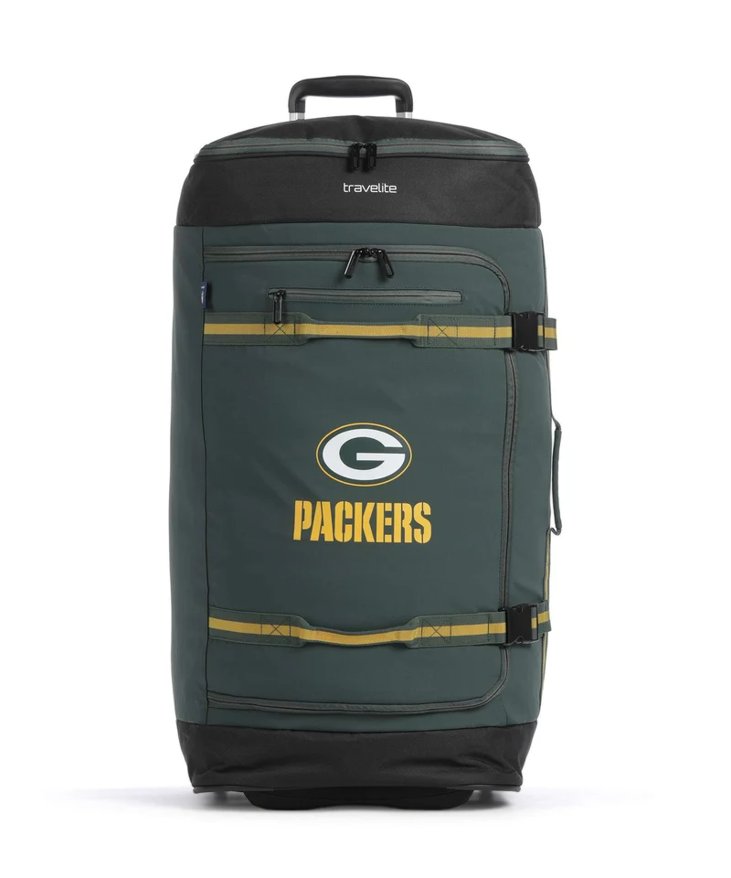Travelite NFL Bolso de viaje con ruedas green bay packers