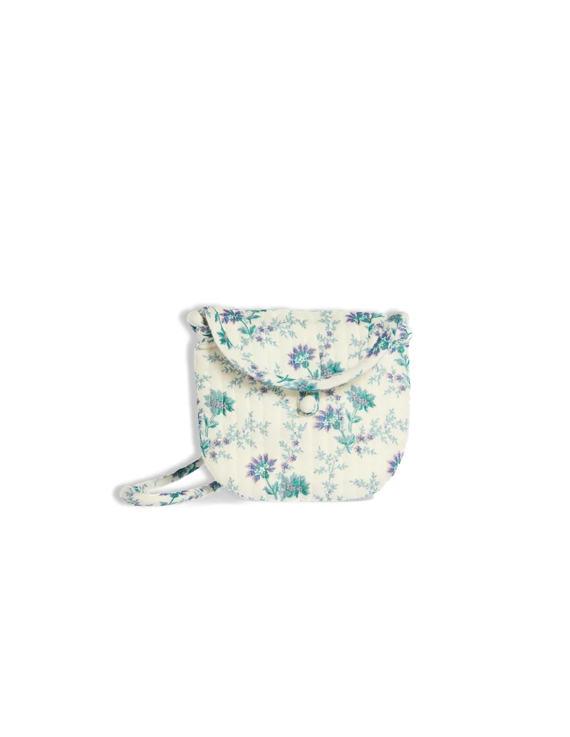 BANDOLERA BEBÉ BRIGHT FLOWERS BLUE