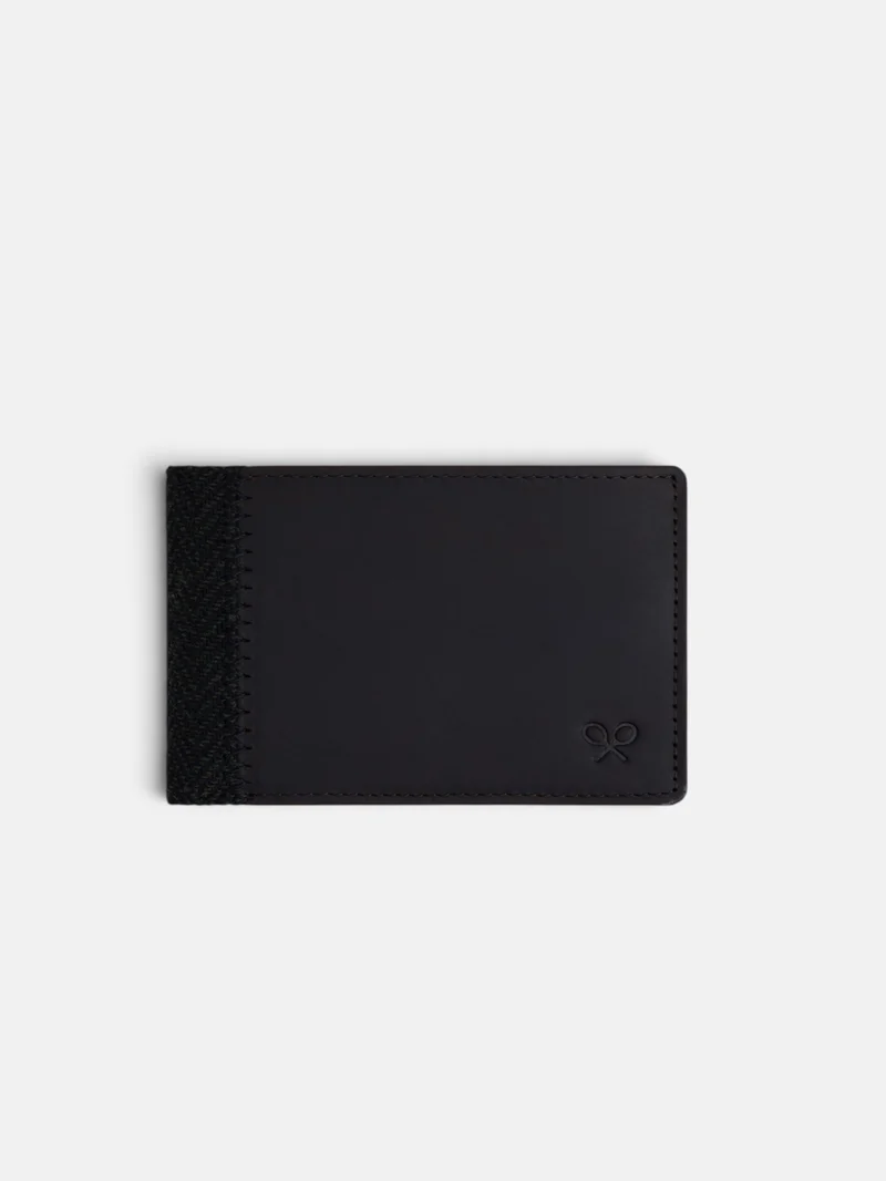 Cartera tejido espiga verde