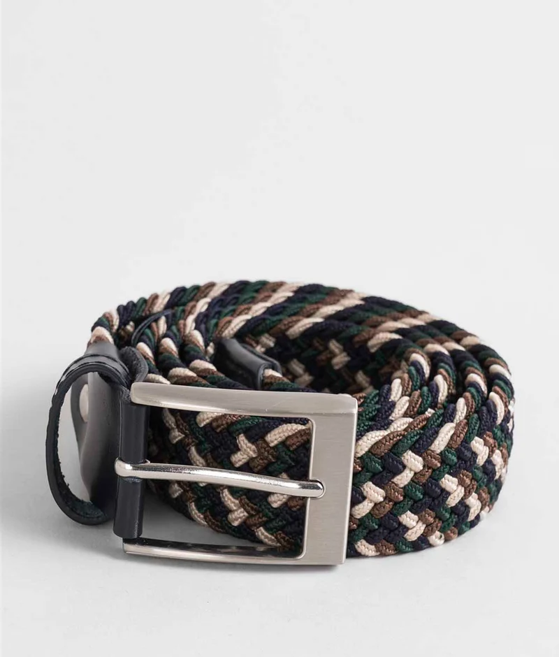 CINTURON TRENZADO TEXTIL