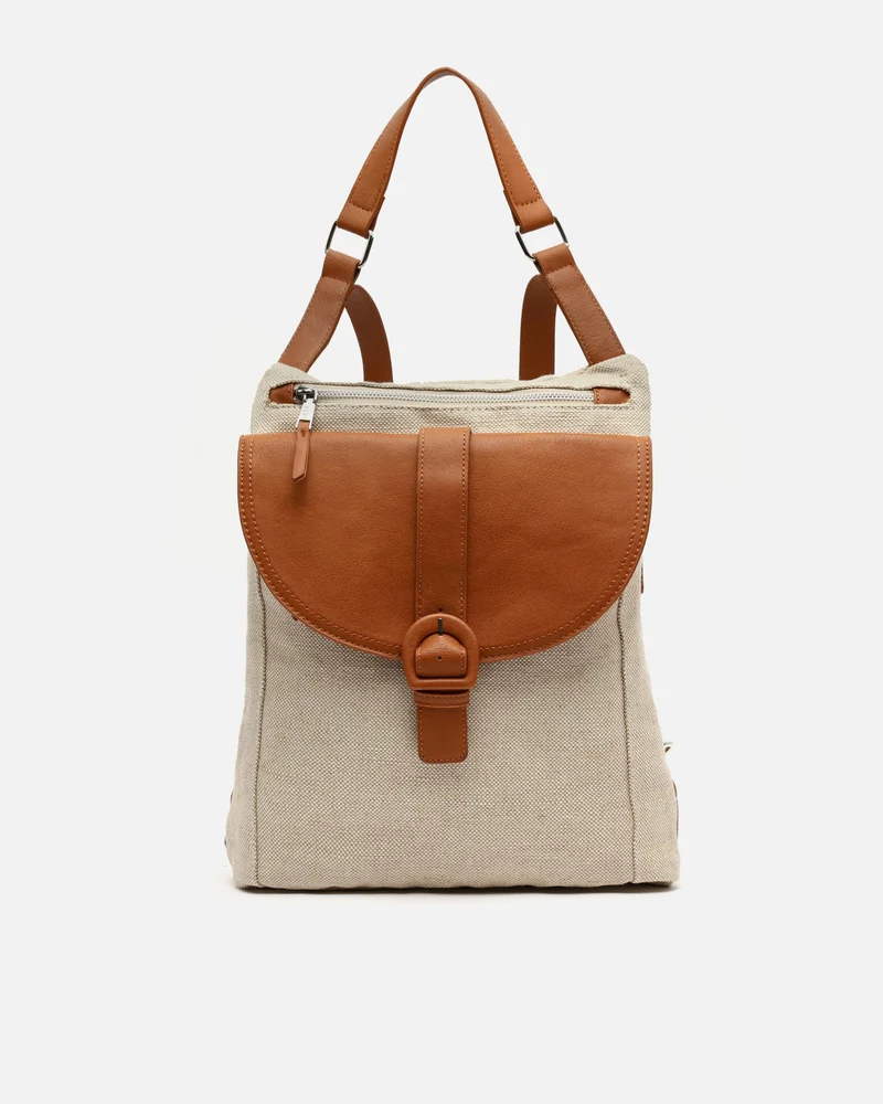 Alanu mochila antirrobo efecto rafia