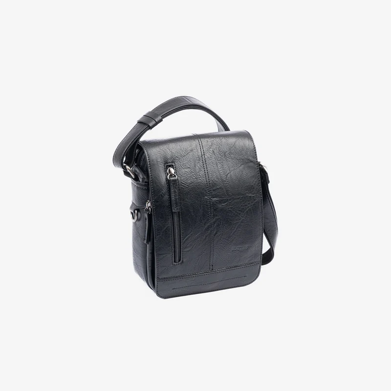 Bolso Bandolera Clásica para Hombre Matties color Negro