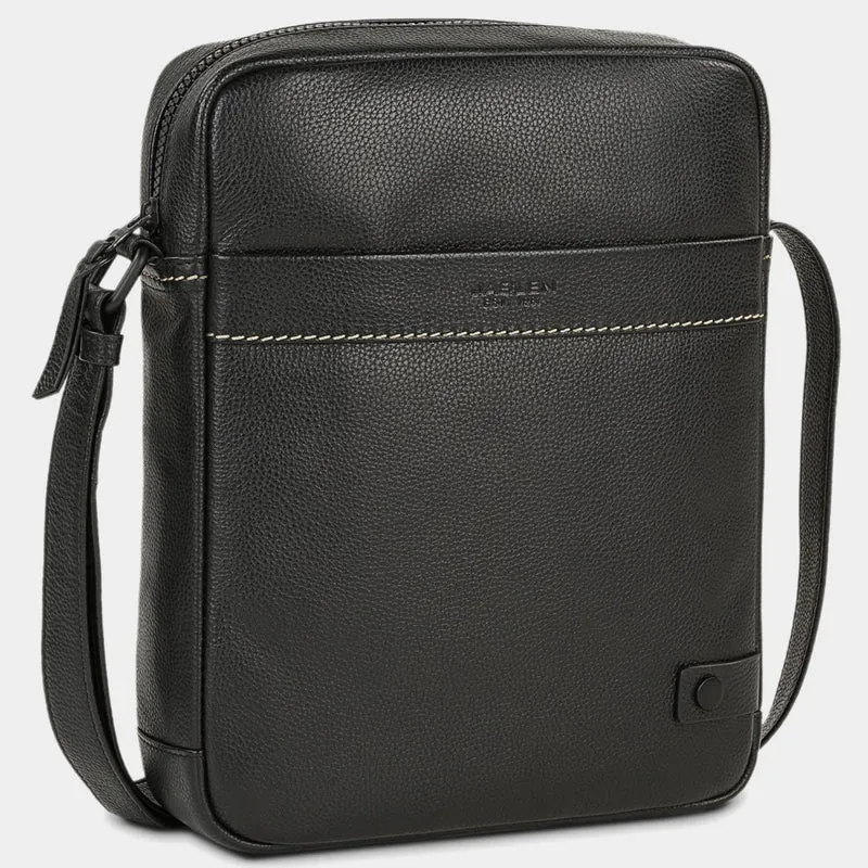 Bandolera Hombre Piel porta tablet (27x21 cm) Jaslen Monza