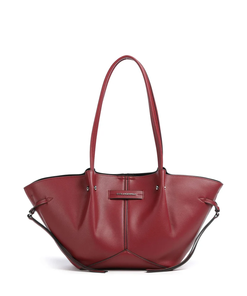 Karl Lagerfeld K/Pierced Small Bolsa shopping dark cherry