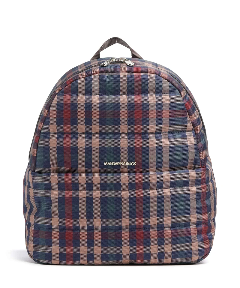 Mandarina Duck Tartan Mochila tartan brown