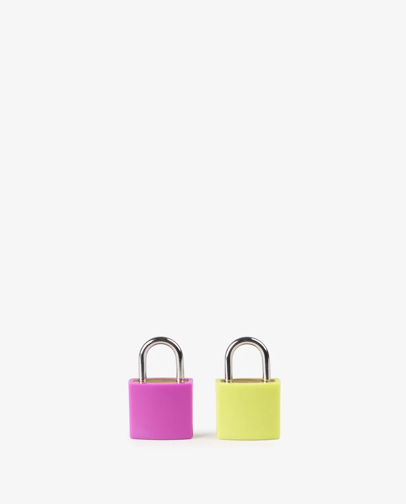 CANDADOS LLAVE FUCSIA AMARILLO