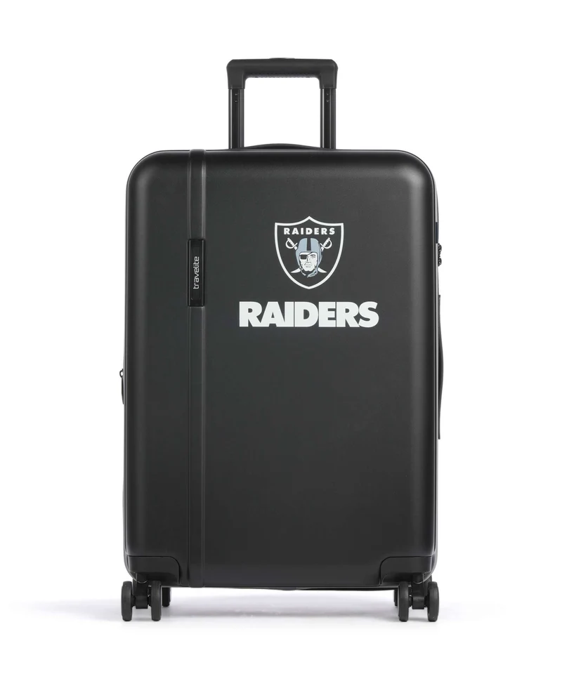 Travelite NFL Maleta con 4 ruedas las vegas raiders