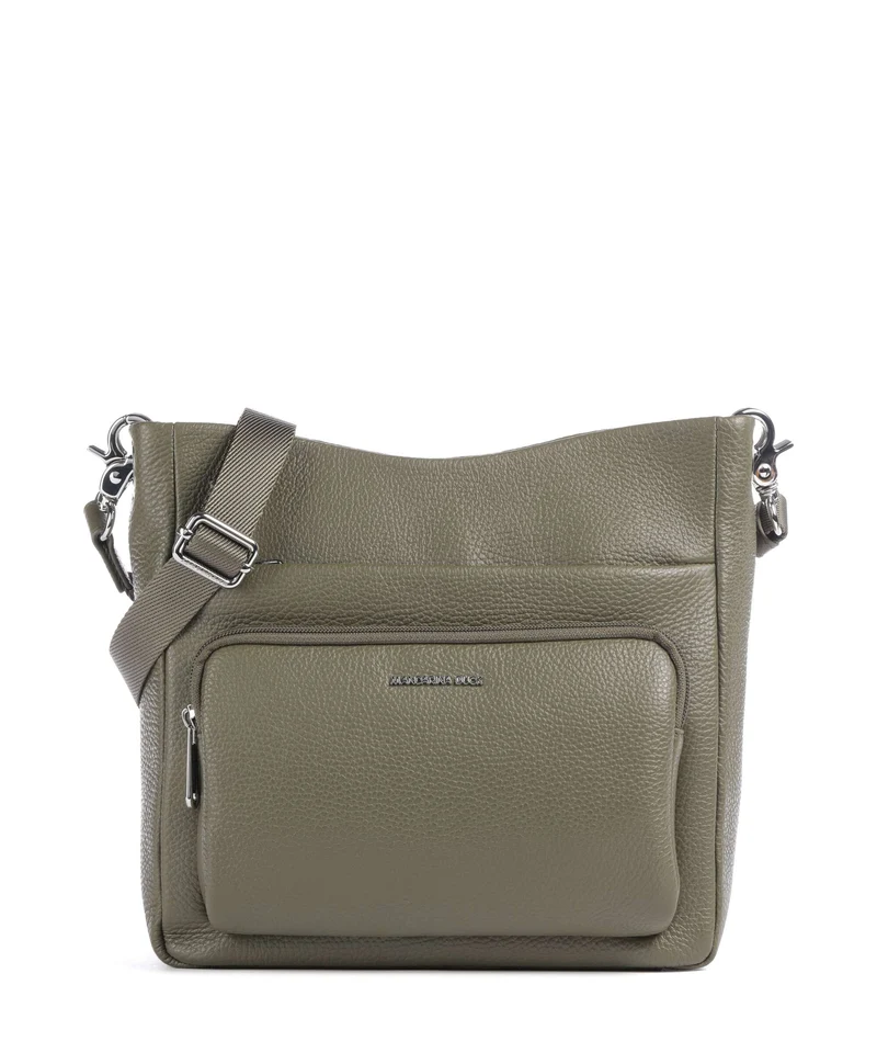 Mandarina Duck Mellow Leather Bandolera winter olive