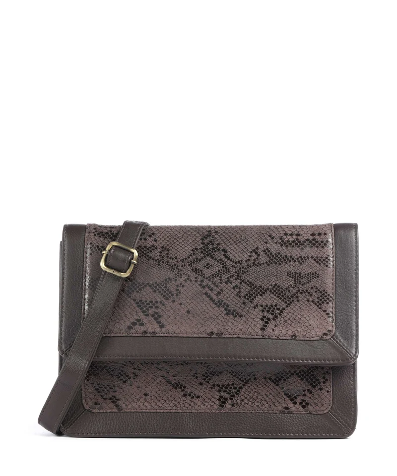Depeche Fashion Favourites Bandolera mocca snake