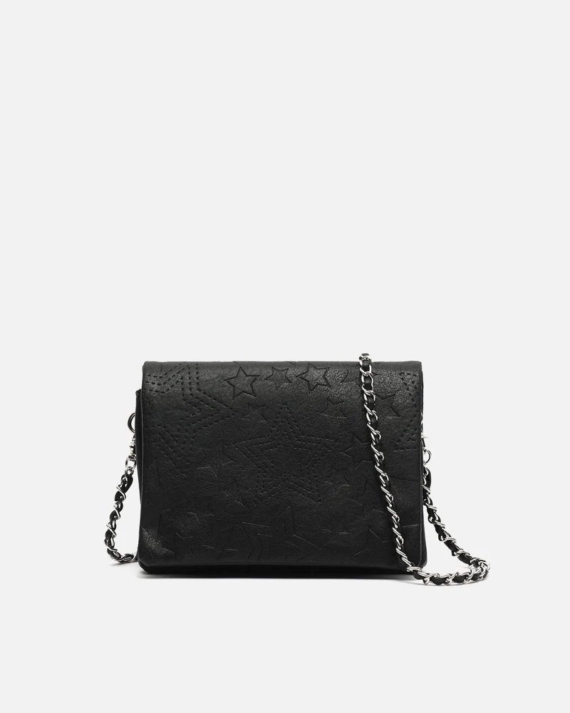 Startin bolso bandolera pequeño con solapa y grabado de estrellas