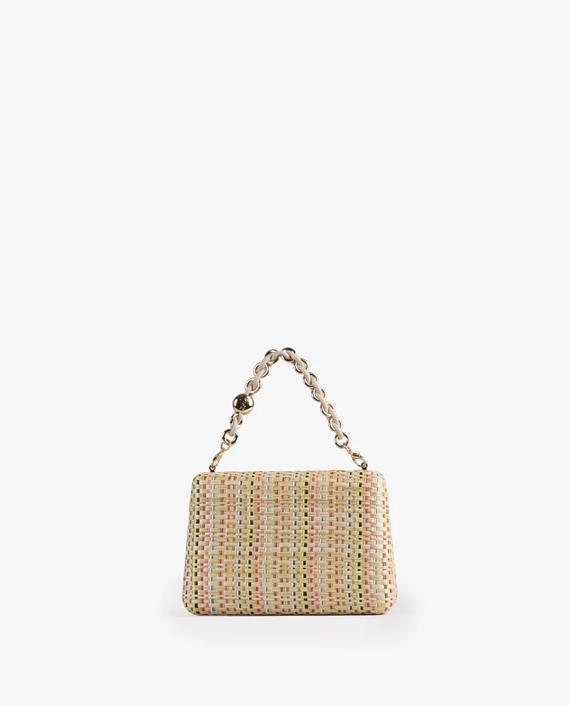 CLUTCH RAFIA COLORES