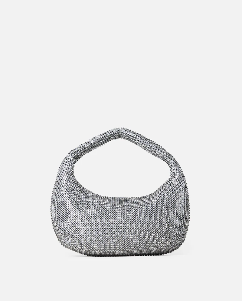 BOLSO STRASS PLATA