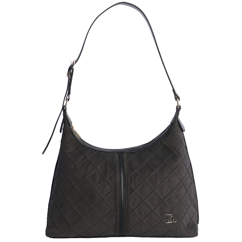 Bolso de Hombro bandolera Don Algodón Suede Negro