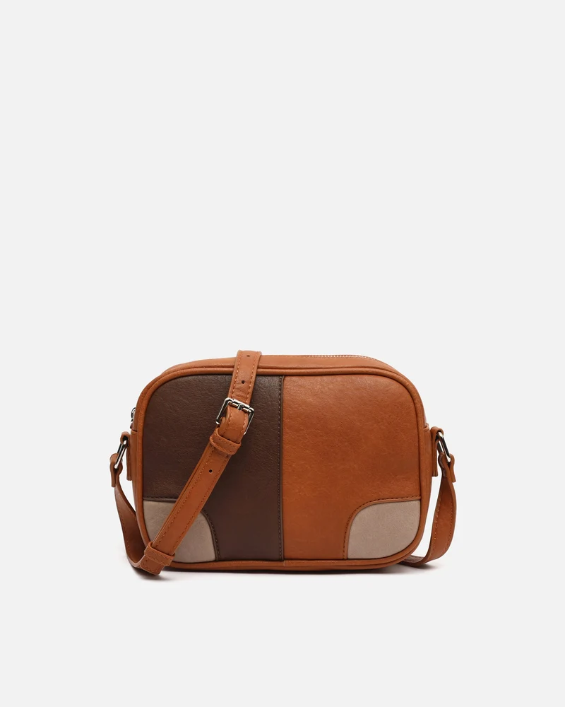 Quinito bolso bandolera pequeño con estampado patchwork