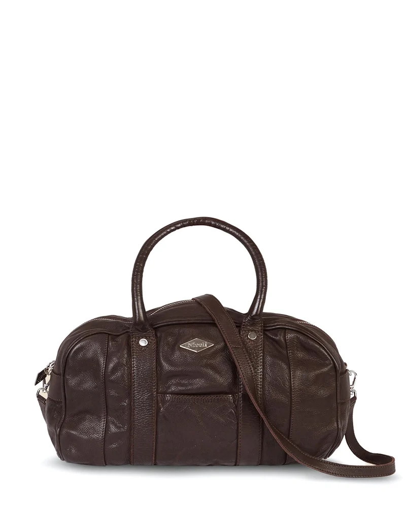 BOLSO BOWLING MARRÓN