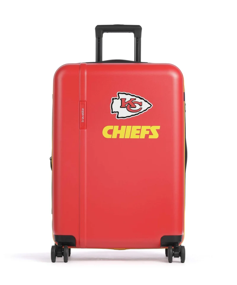 Travelite NFL Maleta con 4 ruedas kansas city chiefs