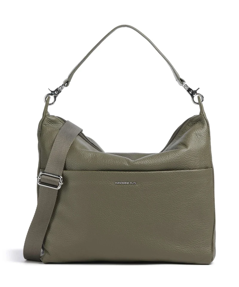 Mandarina Duck Mellow Leather Bolso de hobo winter olive