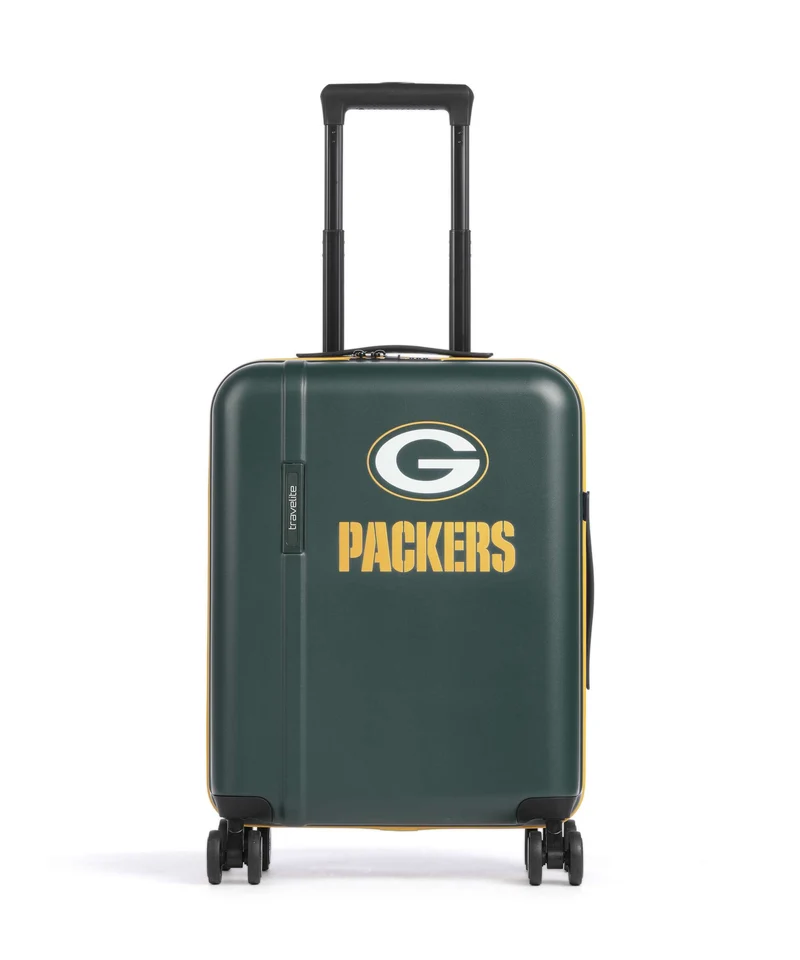 Travelite NFL Maleta con 4 ruedas green bay packers