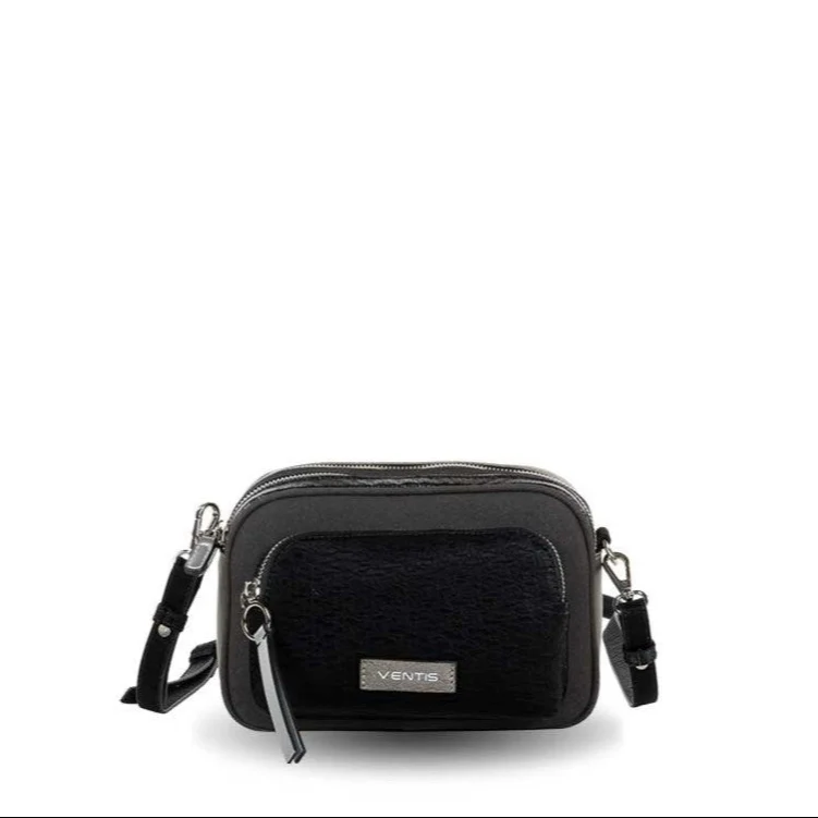Bandolera pequeña Ventis Hybrid Negro